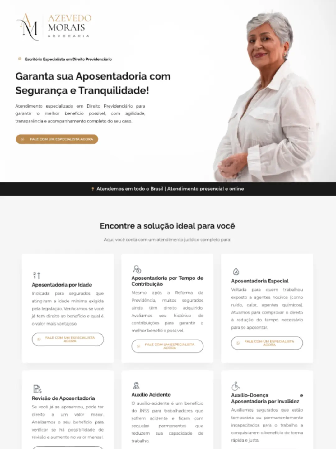 Landing Page Direito Previdenciário