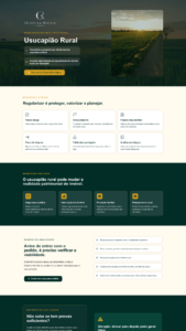 Landing Page Advogado Usucapião Rural